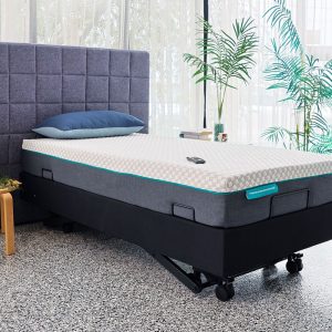 Titanium mattress with a Neo Plus base