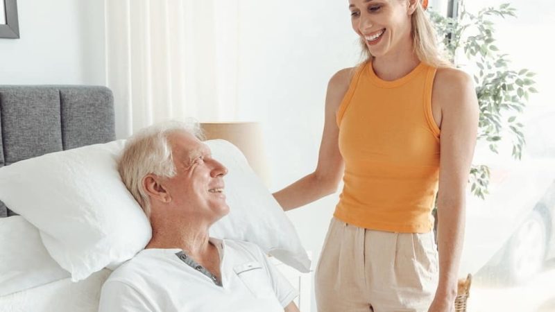 Adjustable bed for seniors