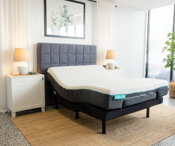 Titanium mattress with a Caelum base