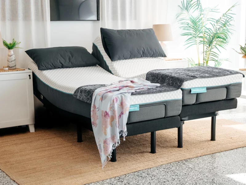 Titanium mattress with a Caelum base
